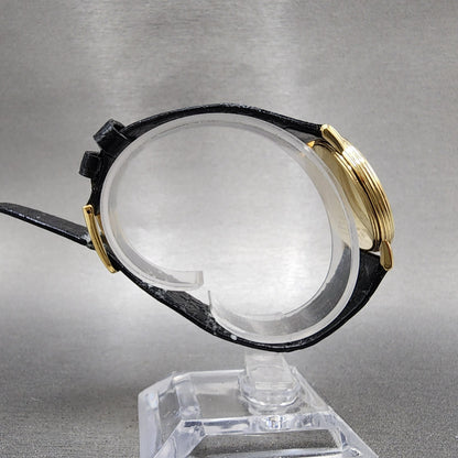 Seiko Laurel Watch Men 32mm White Dial Gold Tone 5A540340 New Battery VTG7