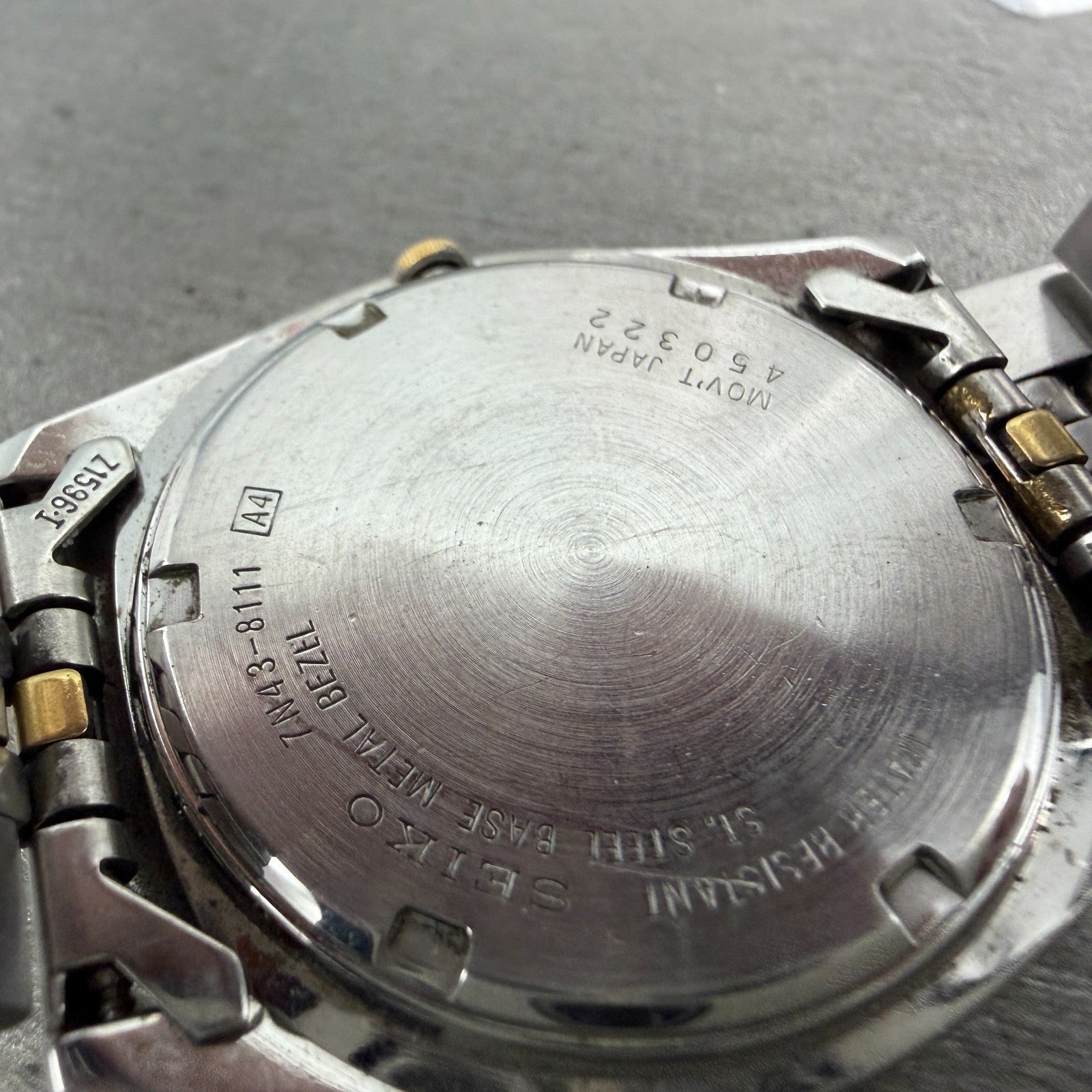 Seiko President Watch Men 36mm Silver Dial Two Tone Daydate SGF204 New Batt 93BD9
