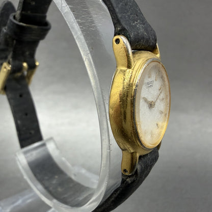 Seiko Watch Women 17mm White Dial Gold Tone Oval Vintage 2Y00-5C29 New Battery3