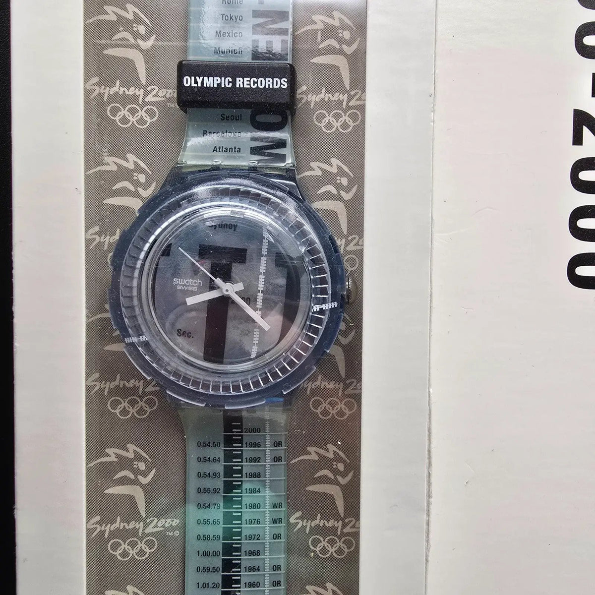 Swatch Scuba 200 Touch Pad Watch Men 38mm Blue Sydney 2000 Olympic SDZ104 NOS2