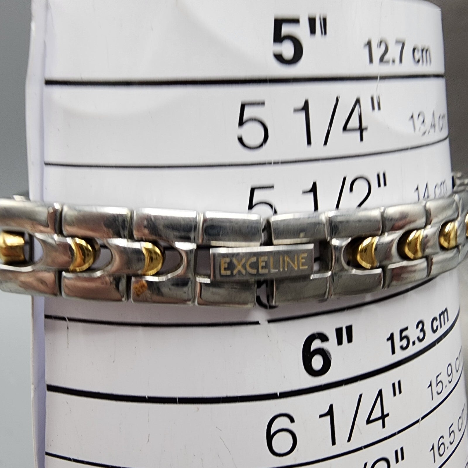 Seiko Exceline  Watch Women 20mm Black Dial Two Tone Round 1f200d0a New Batt10