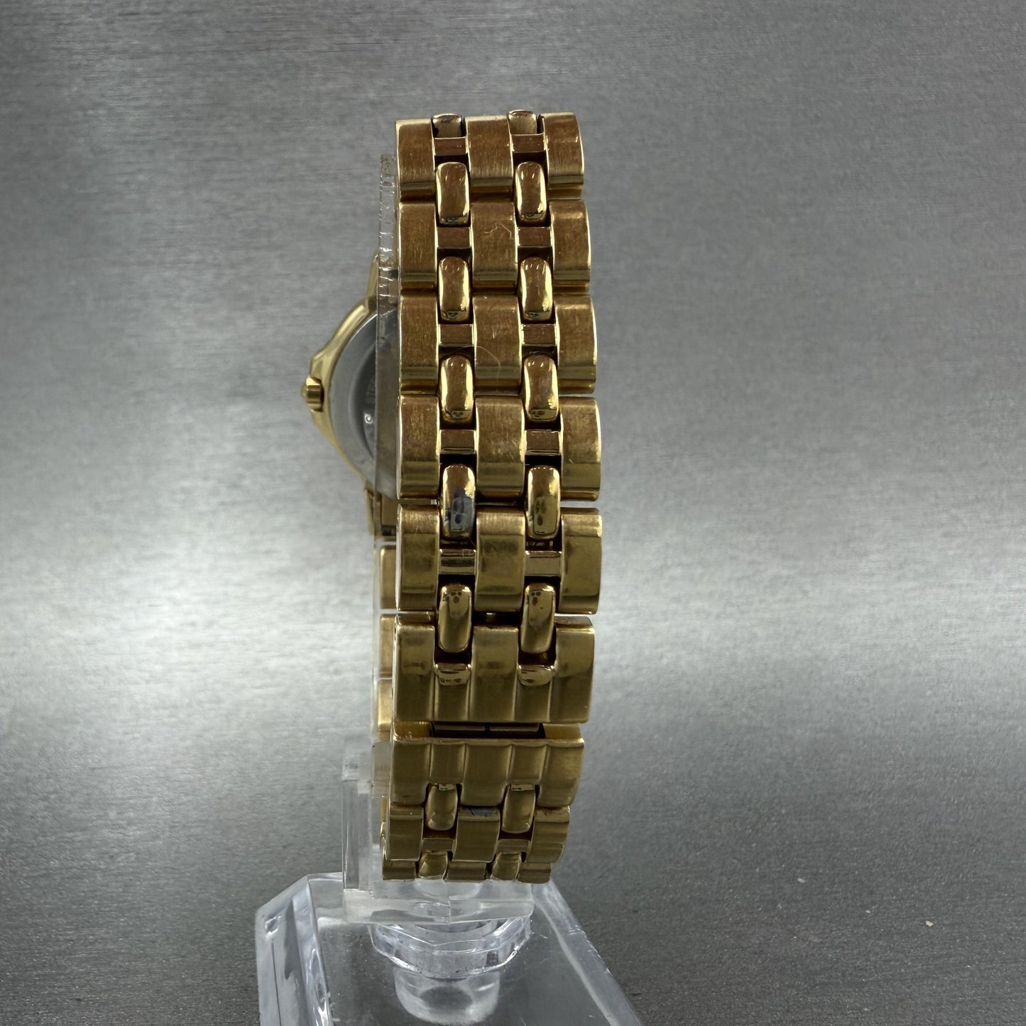 Raymond Weil Tango Watch Women 28mm Cream Dial Gold Plated Date New Battery 53607