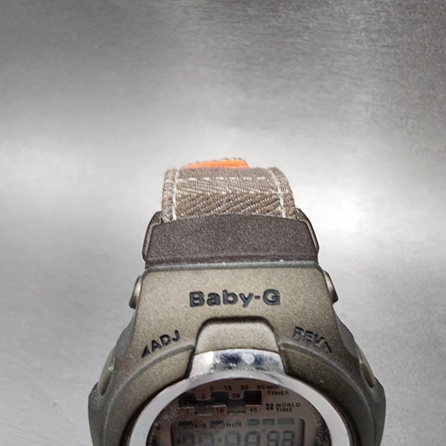 Casio BabyG BG1002DM Watch Women 40mm Digital Alarm Chrono Brown Tone New Batt4
