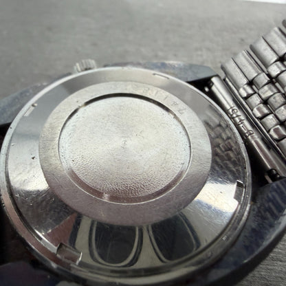 Rado Balboa V Watch Men 36mm Brown Dial Silver Tone Oval Date Automatic Runs9