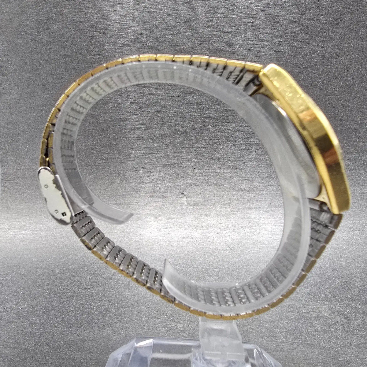 Seiko 7813-8009 Watch Case & Cream Dial Gold Tone Round 37mm W/Crystal and Hands8
