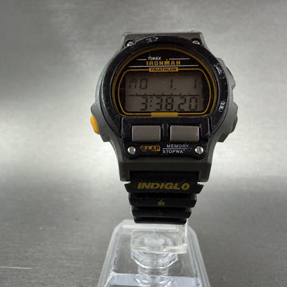 Timex Ironman Watch Women 32mm Digital Black Alarm Chrono New Battery Vintage5