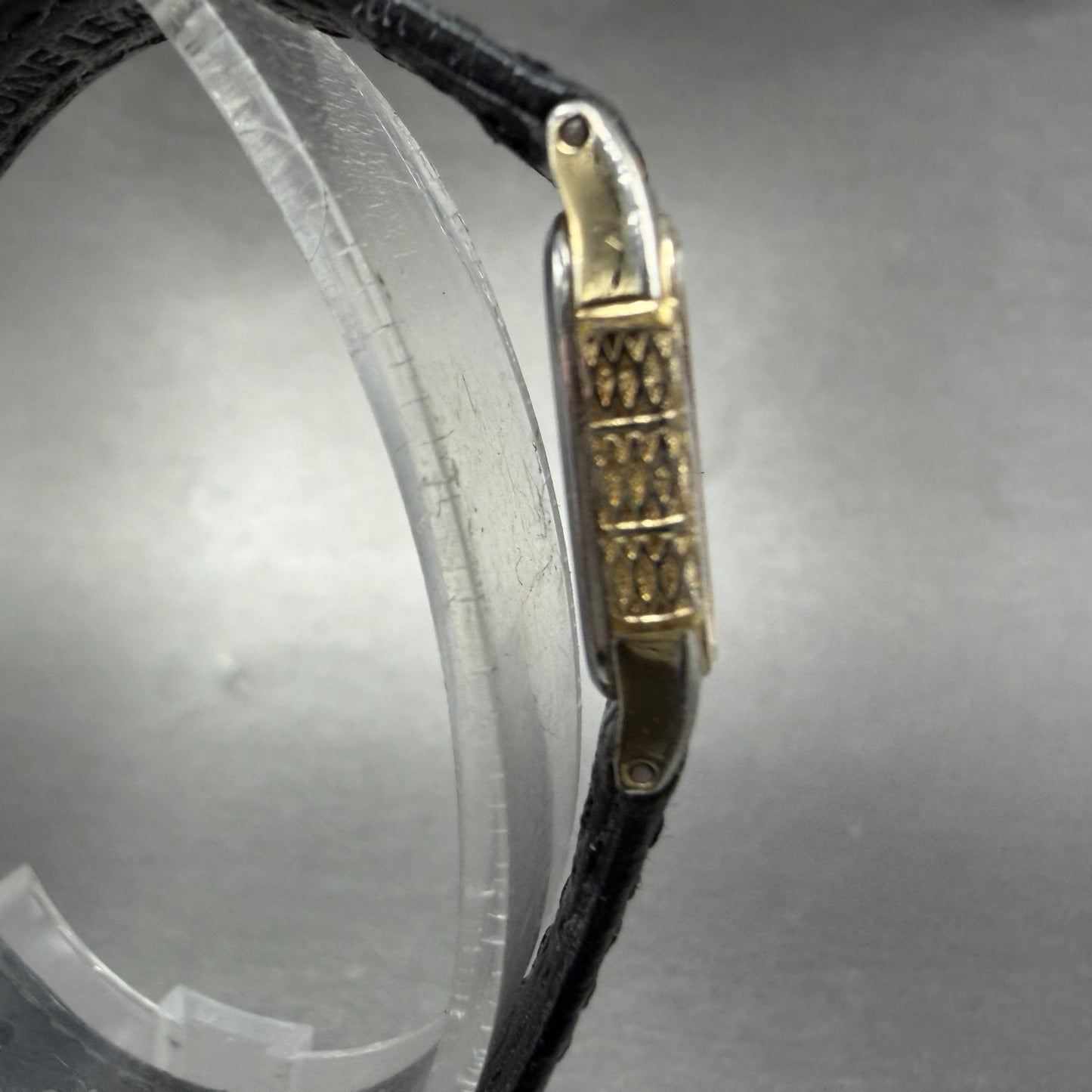 Citizen Excela Watch Women 19mm Black Dial Gold Tone 2200-223055 New Battery3