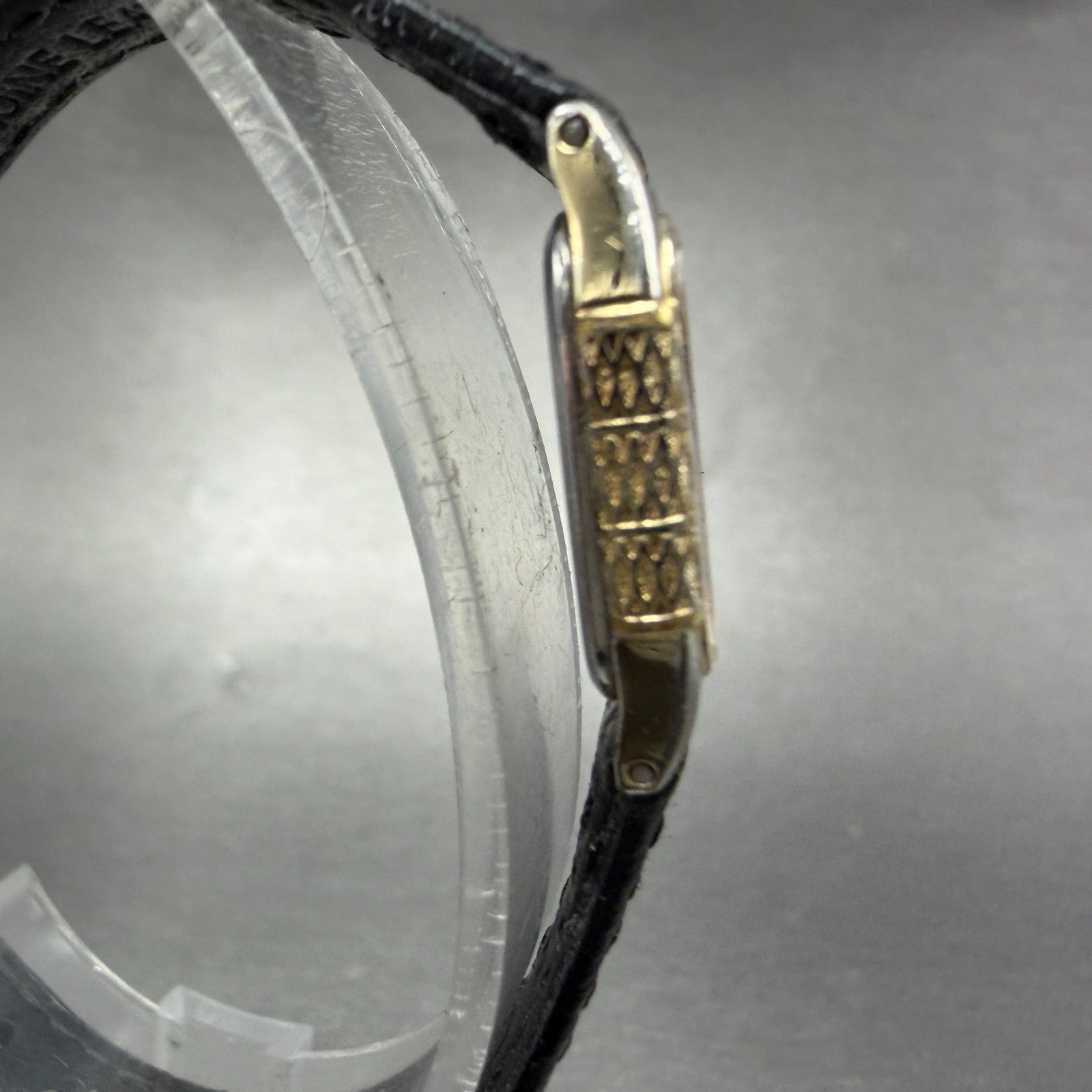Citizen Excela Watch Women 19mm Black Dial Gold Tone 2200-223055 New Battery3