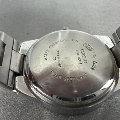 Casio Watch Women 31mm Blue Dial Silver Tone Daydate LTP-2069 New Battery9