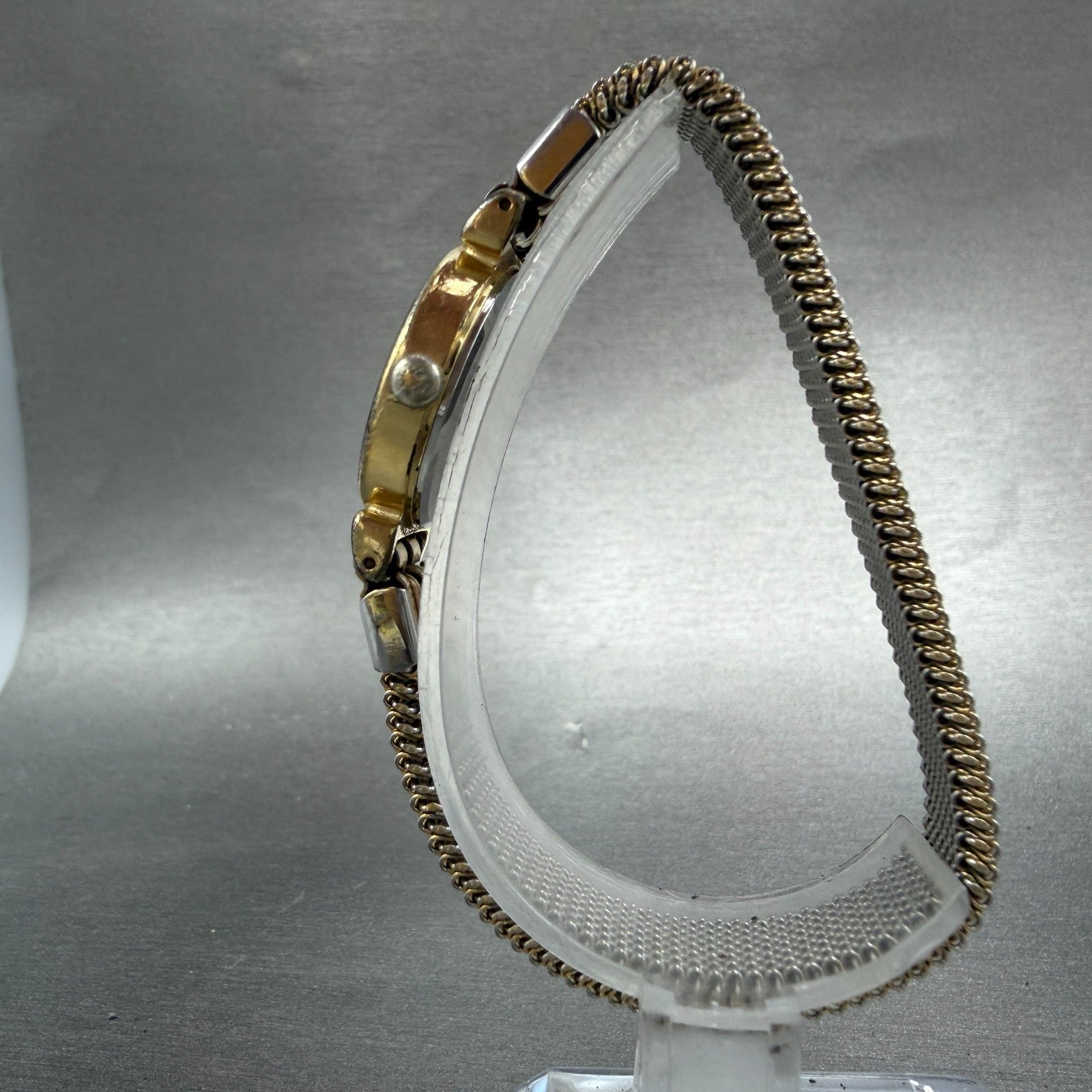 Seiko Watch Women 21mm Silver Dial Gold Tone Round 2C21-0100 New Battery Vintage6