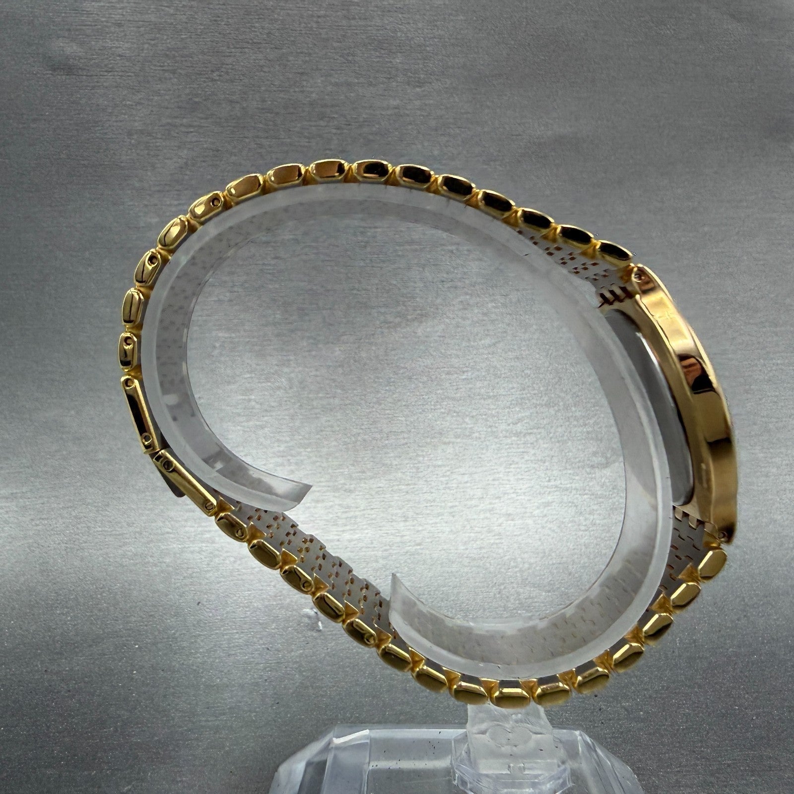 Movado Museum Watch Men 32mm Black Dial Gold Tone Round 87-85-866 New Battery10