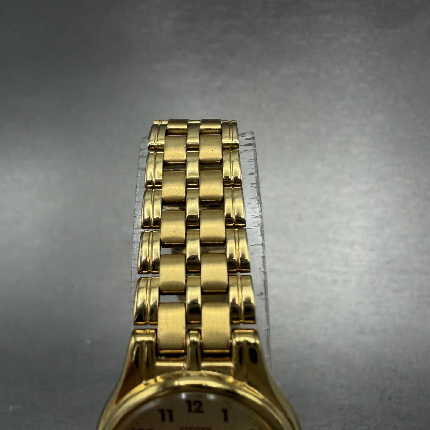 Citizen CQ Watch Women 21mm Champagne Dial Gold Tone Round 5930-S29762 NewBatter4