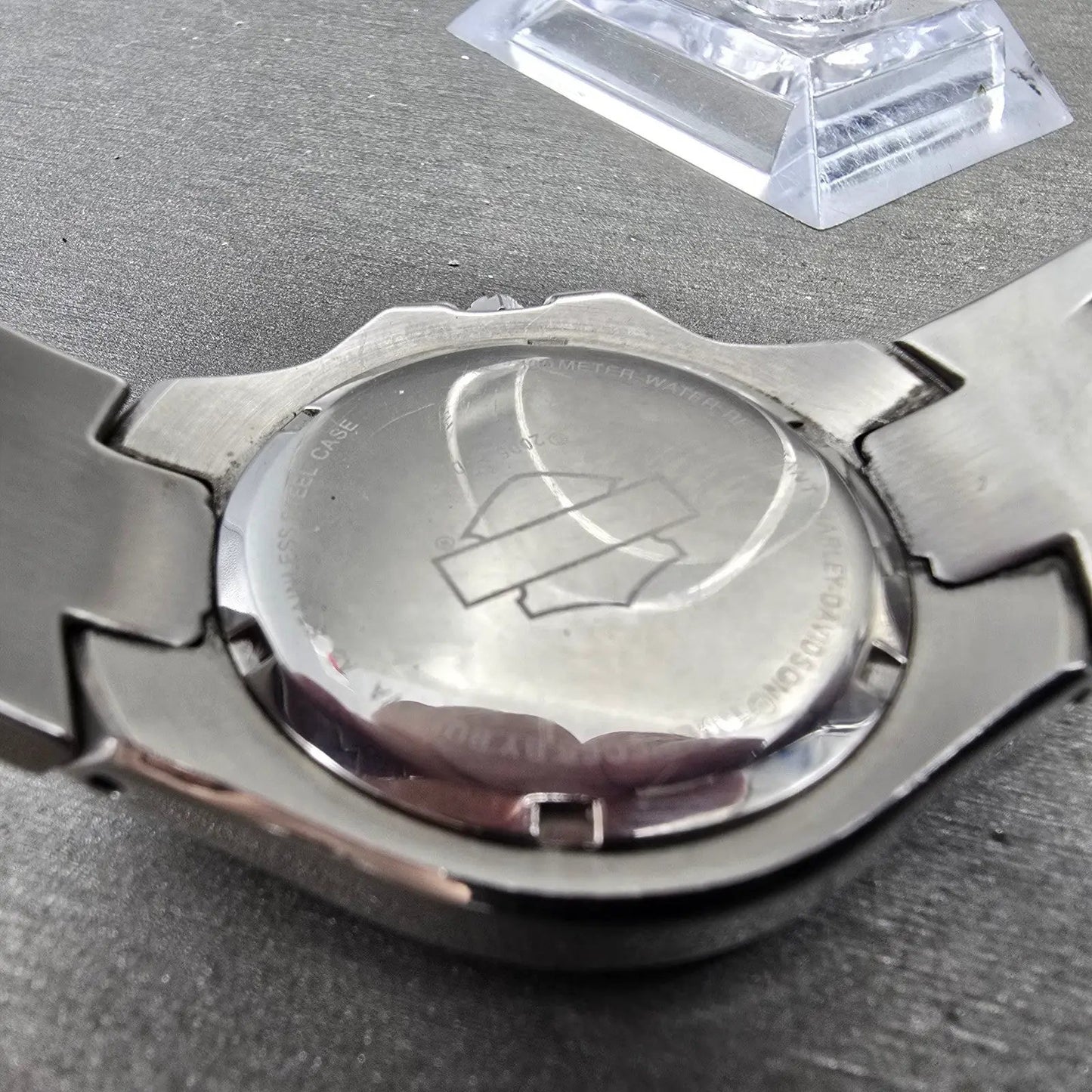 Bulova Harley Davidson Watch Men 40mm Blue Dial Silver Tone Date 76B01 New Batt9