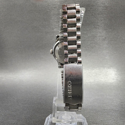 Seiko Watch Women 25mm Gray Dial Silver Tone Manual Wind Runs 11040259 Vintage7