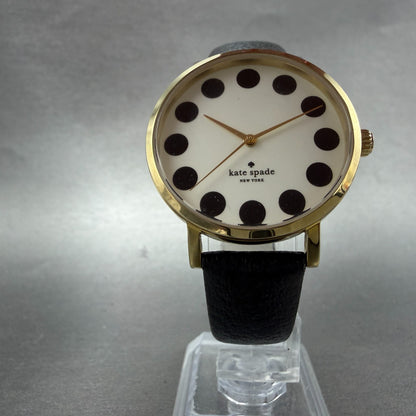 Kate Spade Metro watch Women 34mm Cream Dial Gold Tone Round 0107 New Battery5