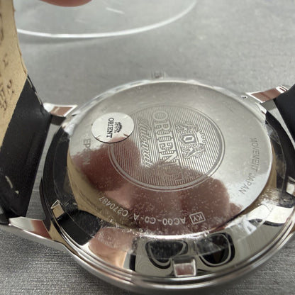 Orient Bambino Watch Men 41mm Gray Dial Stainless Steel Date Round Automatic11