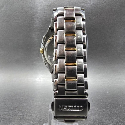 Citizen Eco-Drive Chronograph Watch Men 41mm Black Dial Two Tone H500-S0634187