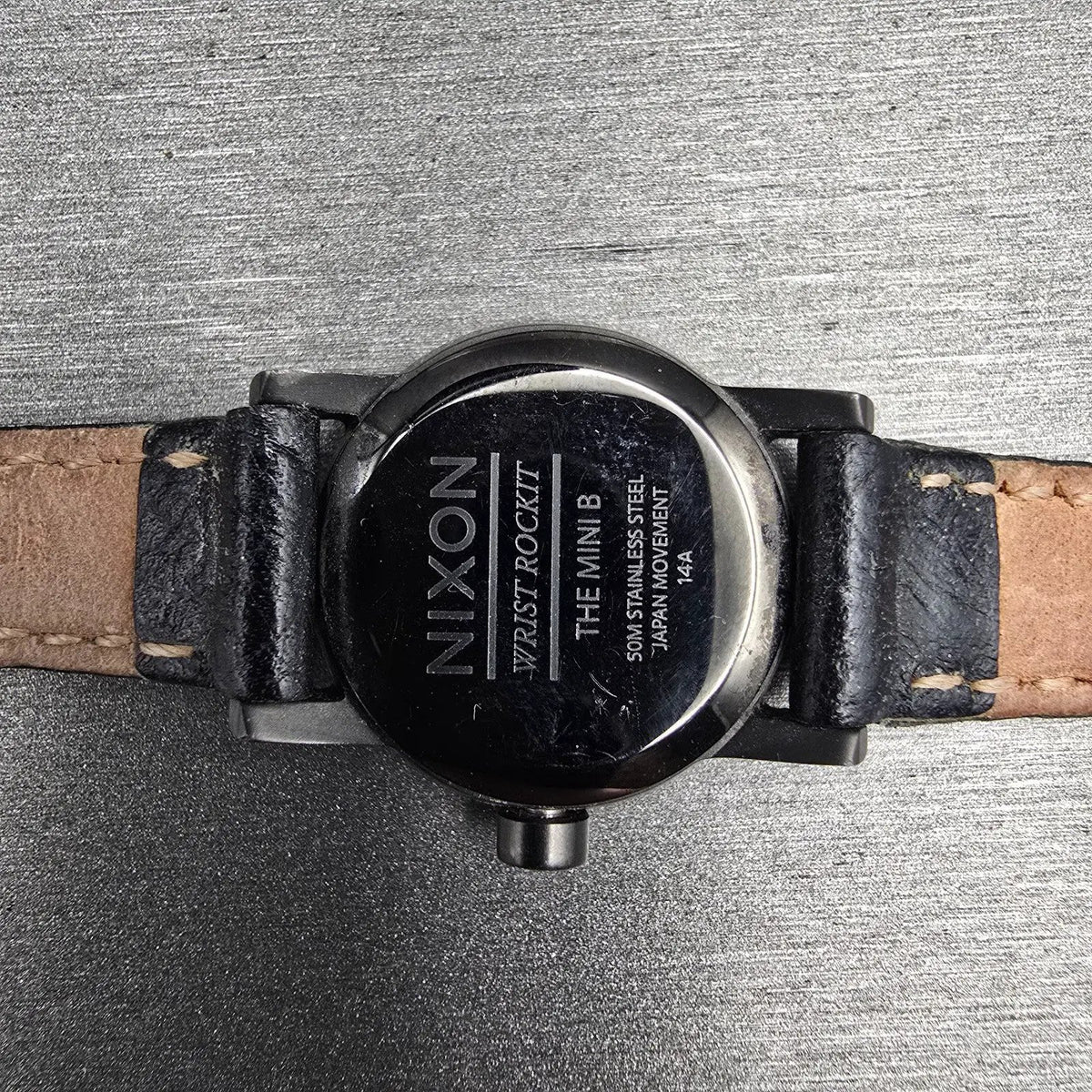 Nixon The Mini B Watch Women 23mm Black Dial Black Tone Round New Battery10