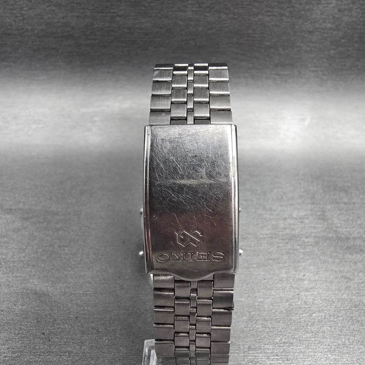 Seiko Digital Watch Men 34mm Silver Dial Chrono Alarm A914-5A09 READ New Battery7