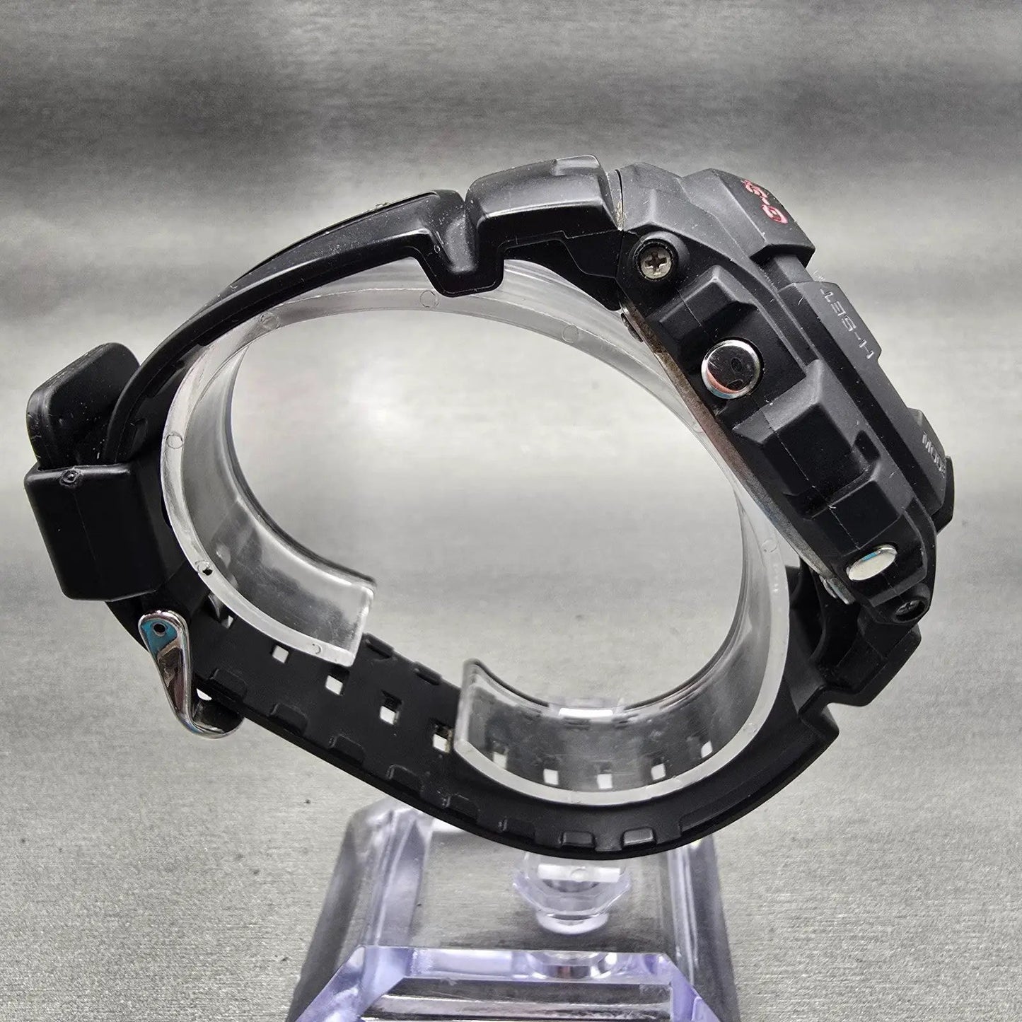 Casio G-Shock G-100 Watch Men 47mm Black Dial Black Tone Chrono Alarm New Batt J8