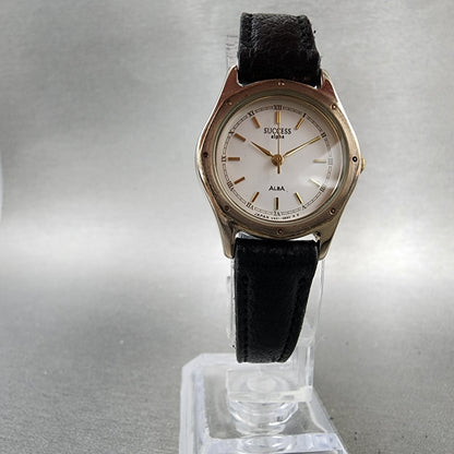 Seiko ALBA Success Watch Women 24mm White Dial Silver Tone V4010350 New Battery5