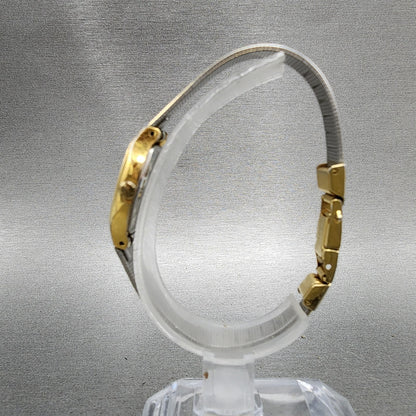 Citizen CQ Watch Women 17mm Champagne Dial Gold Tone 3220S02147 New Battery6