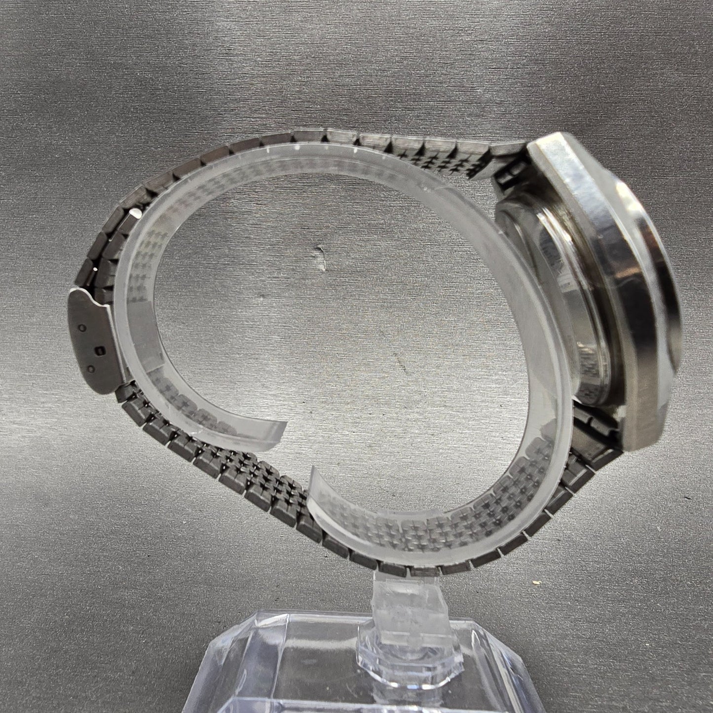 Seiko Type II Watch Men 36mm Silver Dial Silver Tone Daydate 4623-8000 New Batt7