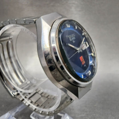 Seiko Elinx SG Watch Men 37mm Blue Dial Silver Tone Daydate 07236000 New Batt3