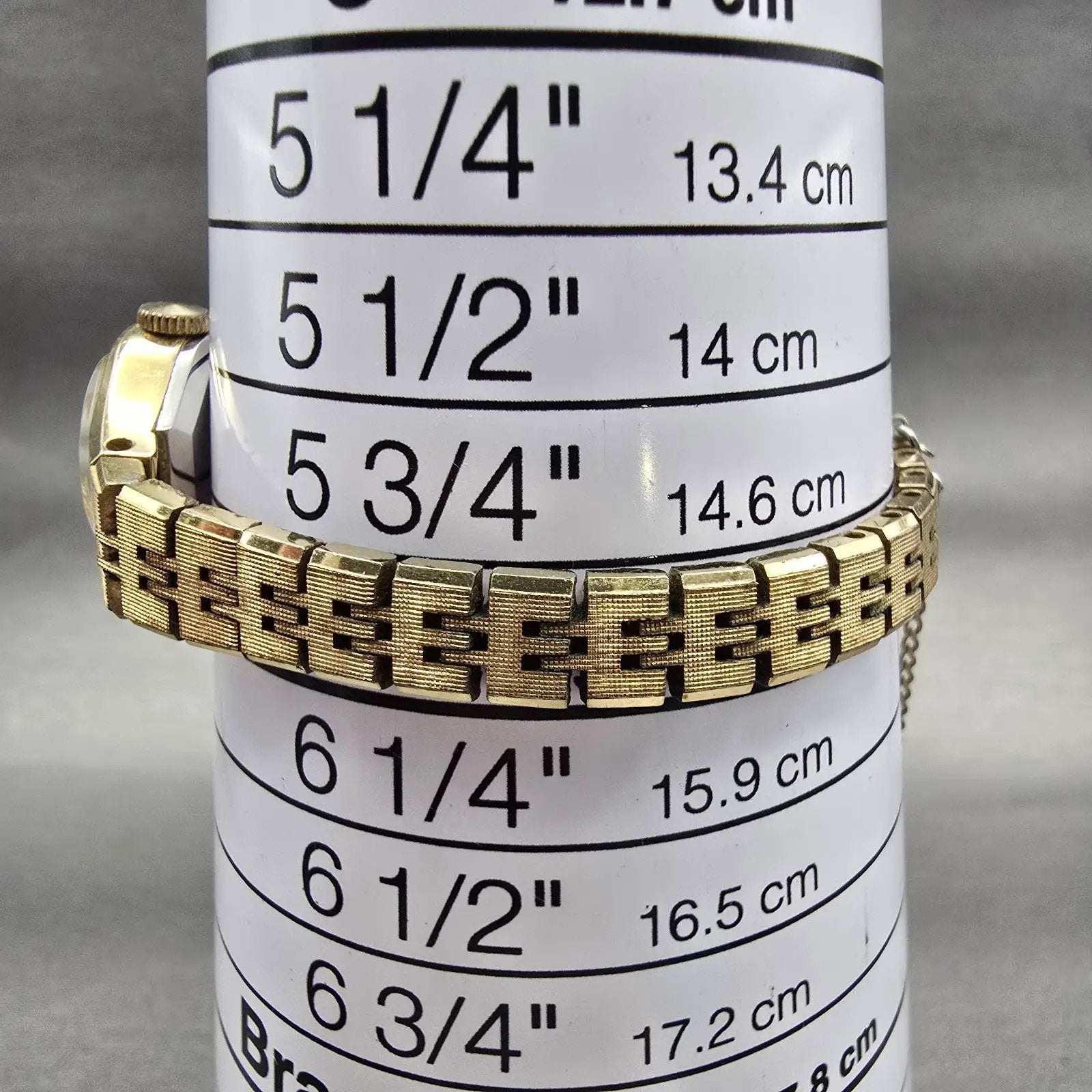 Seiko Watch Women 17mm Gold Dial Gold Tone Round 11-0639 Manual Wind Works VTG9