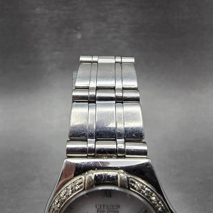 Citizen Eco-Drive Watch Women 26mm Silver Dial Silver Tone E030-H26639 Runs4
