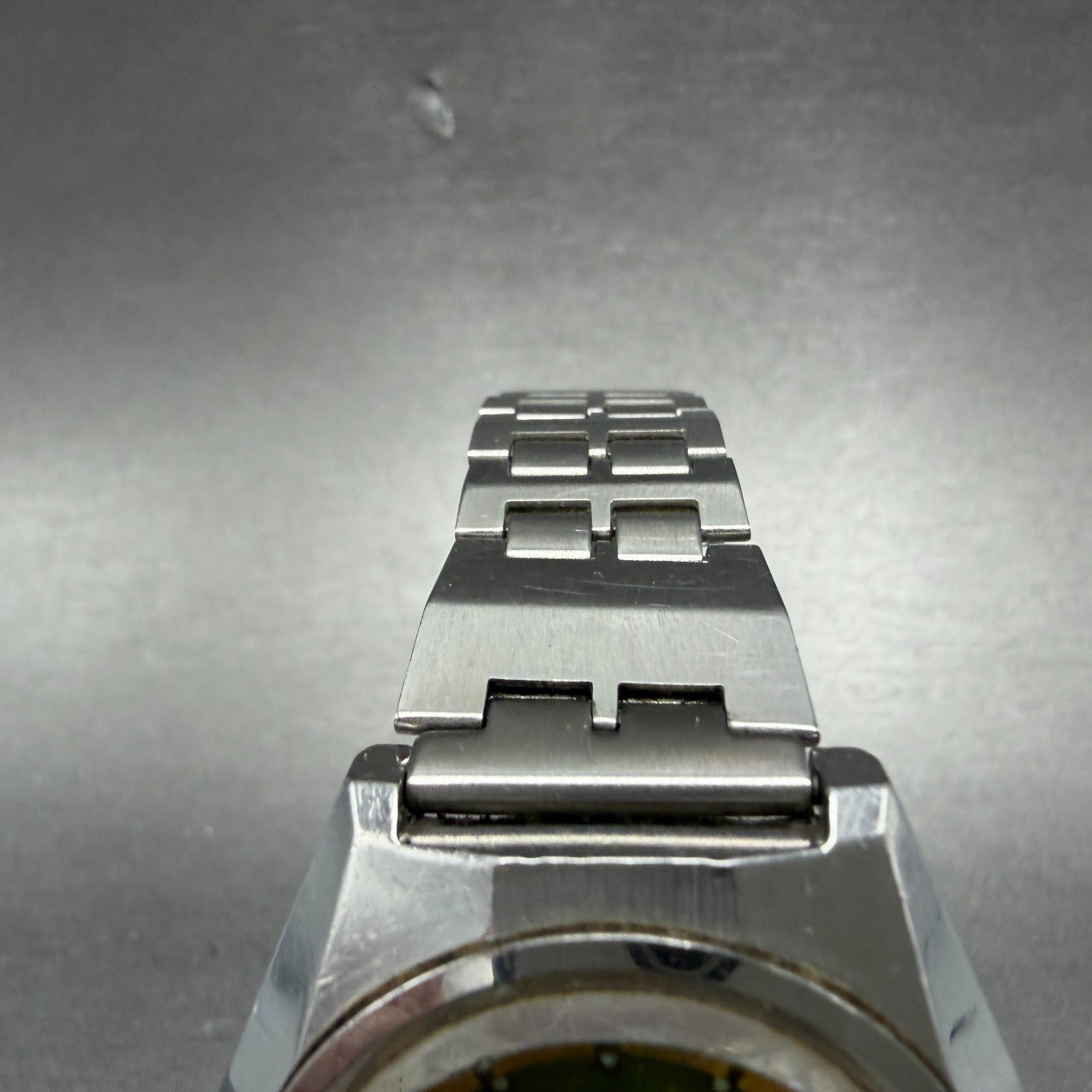 Orient Hi Ace Watch Men 38mm Green Dial Steel Daydate Round Automatic Runs VTG4