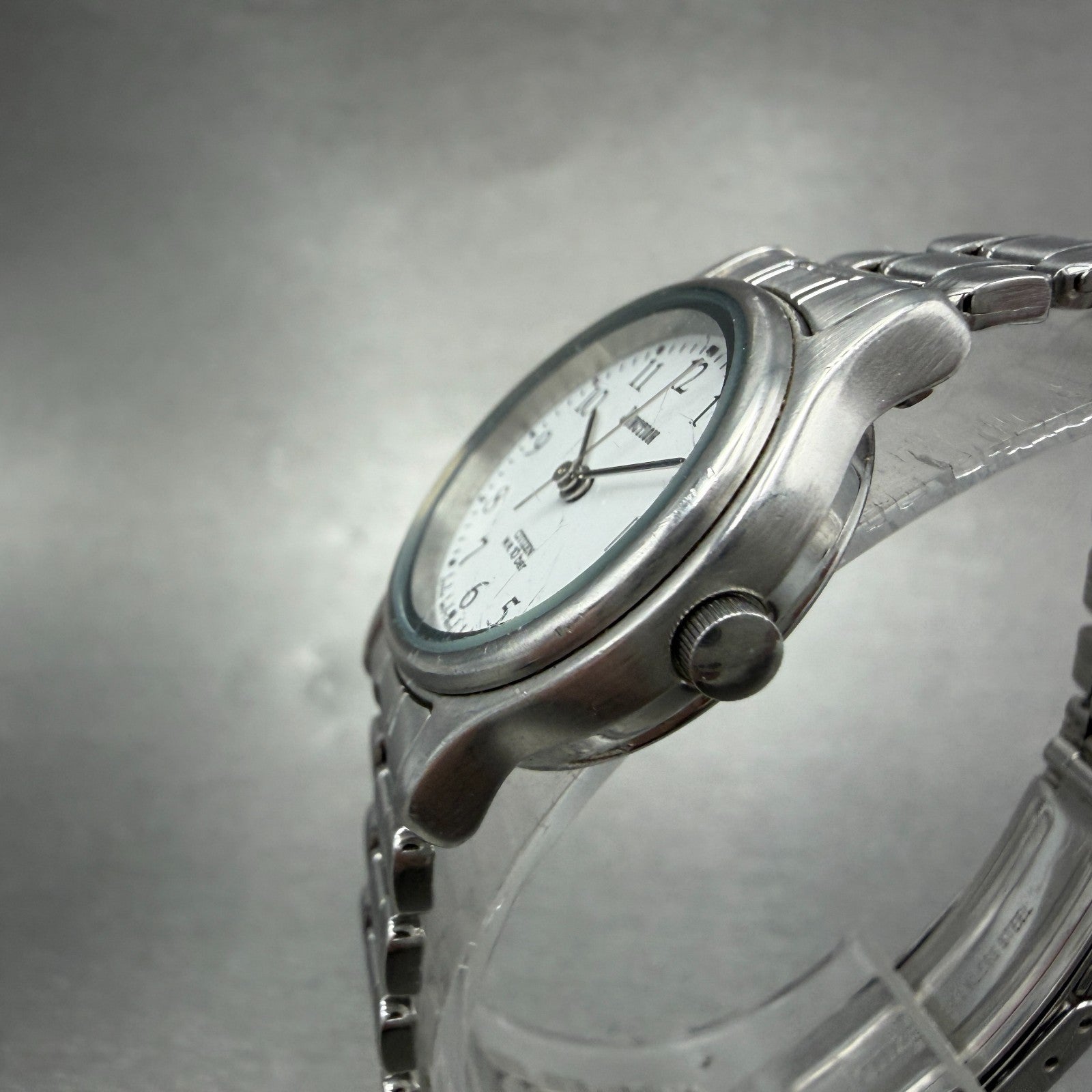 Citizen Junction Watch Women 25mm White Dial Silver Tone Date 6010-K05669 NewBat2
