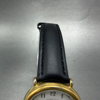 Citizen Lighthouse Watch Unisex 32mm White Dial Gold Round 3630-363086 New Bat4