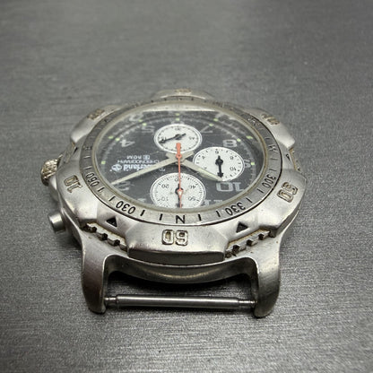 Timberland Chronograph Watch Men 41mm Gray Dial Silver Tone Round New Battery4