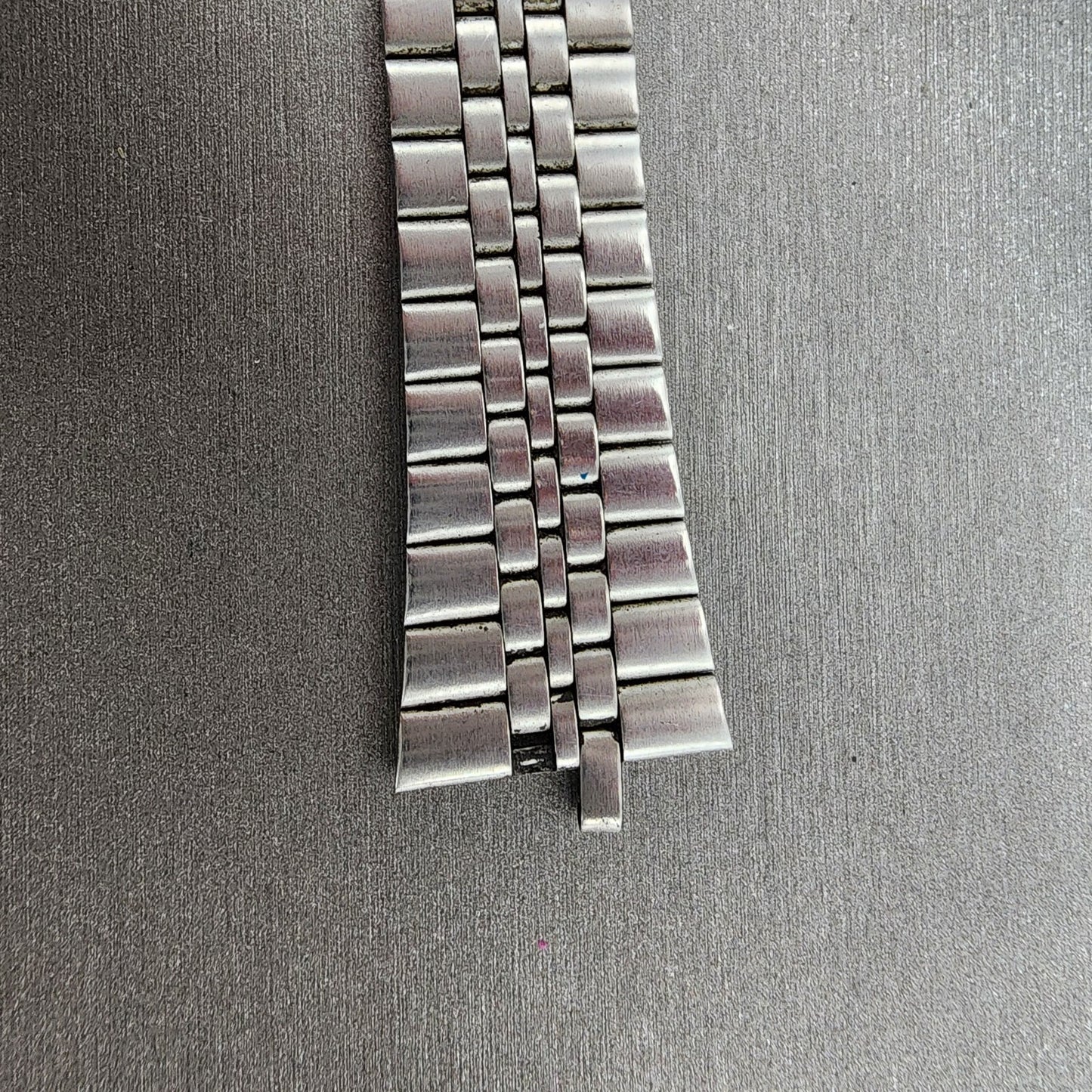VTG Seiko Watch Bracelet 20mm Stainless Steel 5 Link Tri Folding Clasp no endlin5