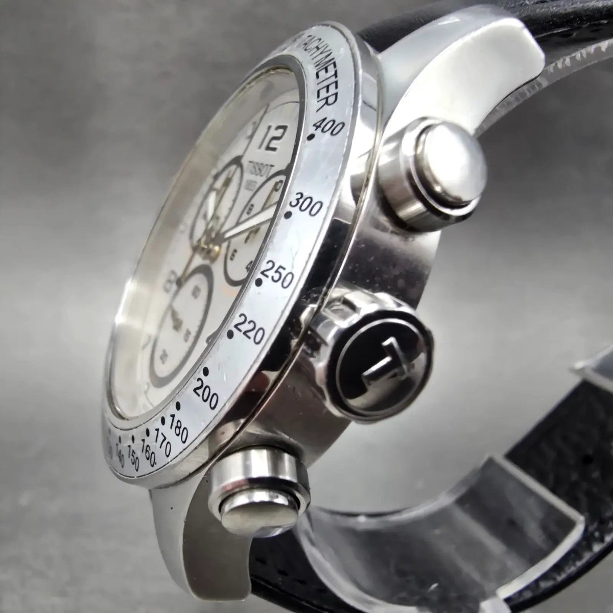 Tissot T-Sport V8 Chronograph Watch Men 43mm White Dial Steel Date New Battery4