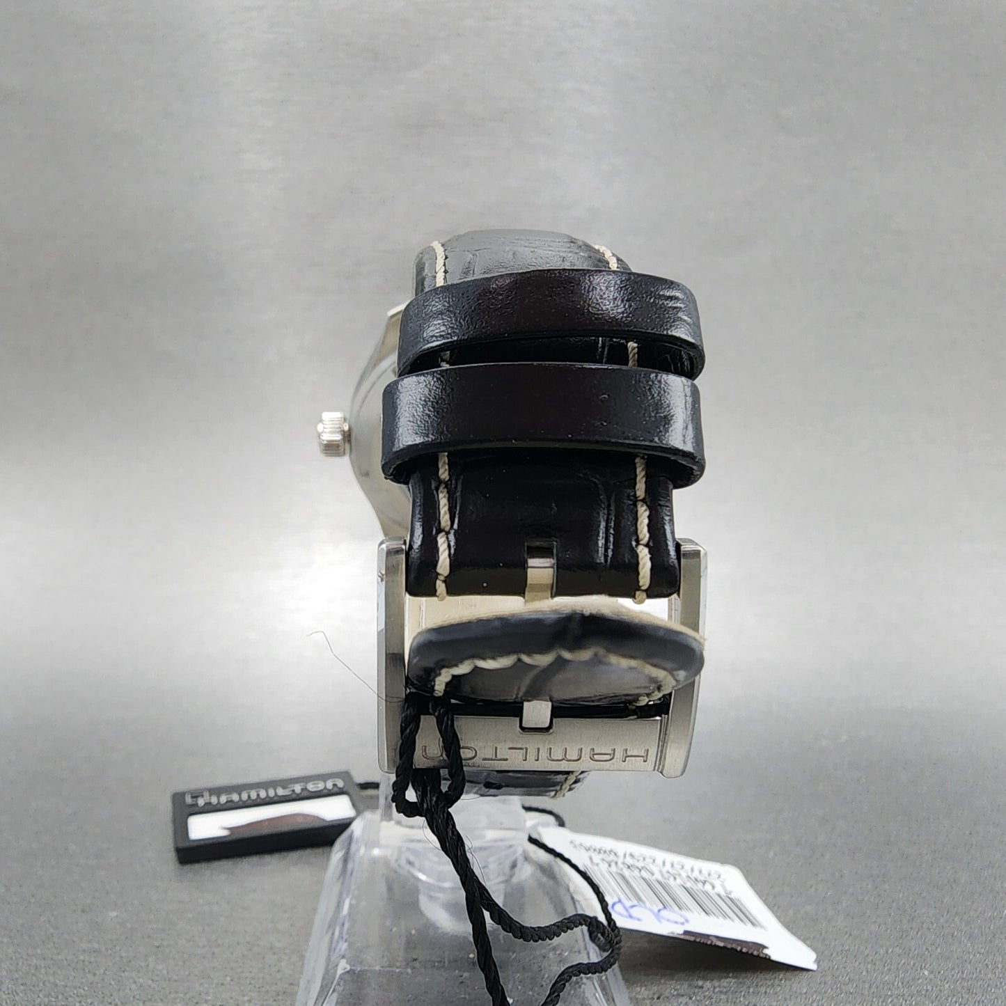 Hamilton Khaki Field Murph Watch Men 38mm Black Dial Steel Automatic H704057307