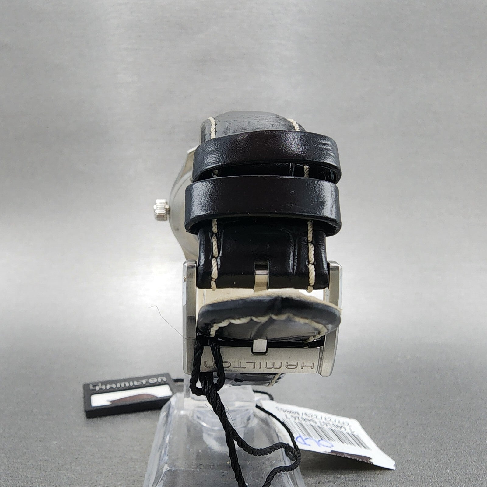 Hamilton Khaki Field Murph Watch Men 38mm Black Dial Steel Automatic H704057307