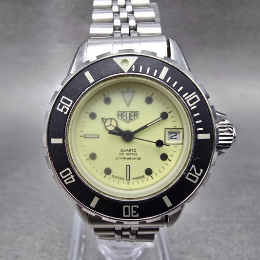 Tag Heuer Professional 1000 Watch Women 28mm Luminous Dial Steel Date New Batt0
