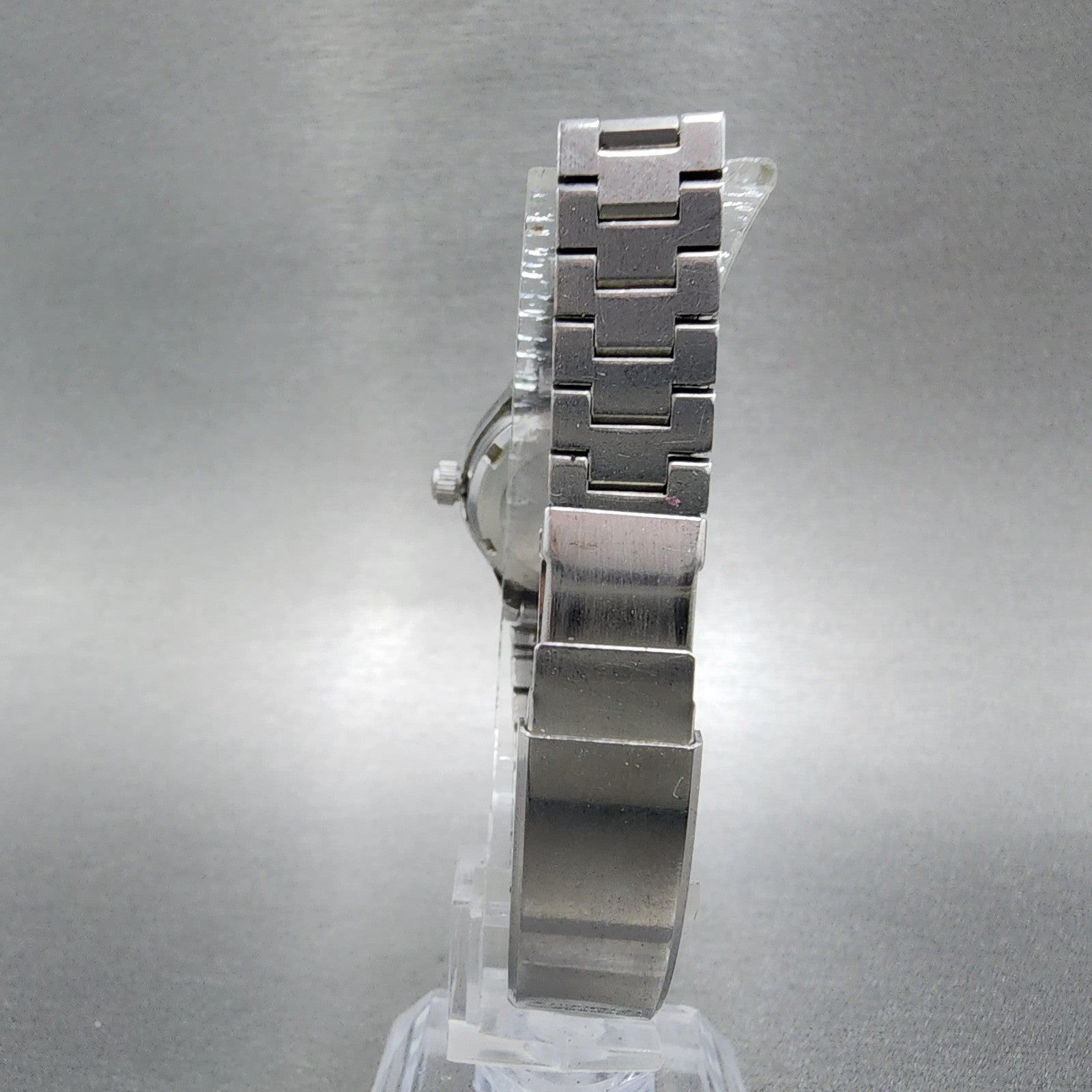 Seiko Automatic Watch Women 24mm Blue Dial Silver Tone Daydate 27060310 Runs7