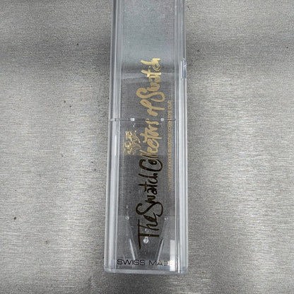 Swatch Golden Jelly Watch Men 34mm Skeleton Dial Clear Case GZ115 New Batt NOS18