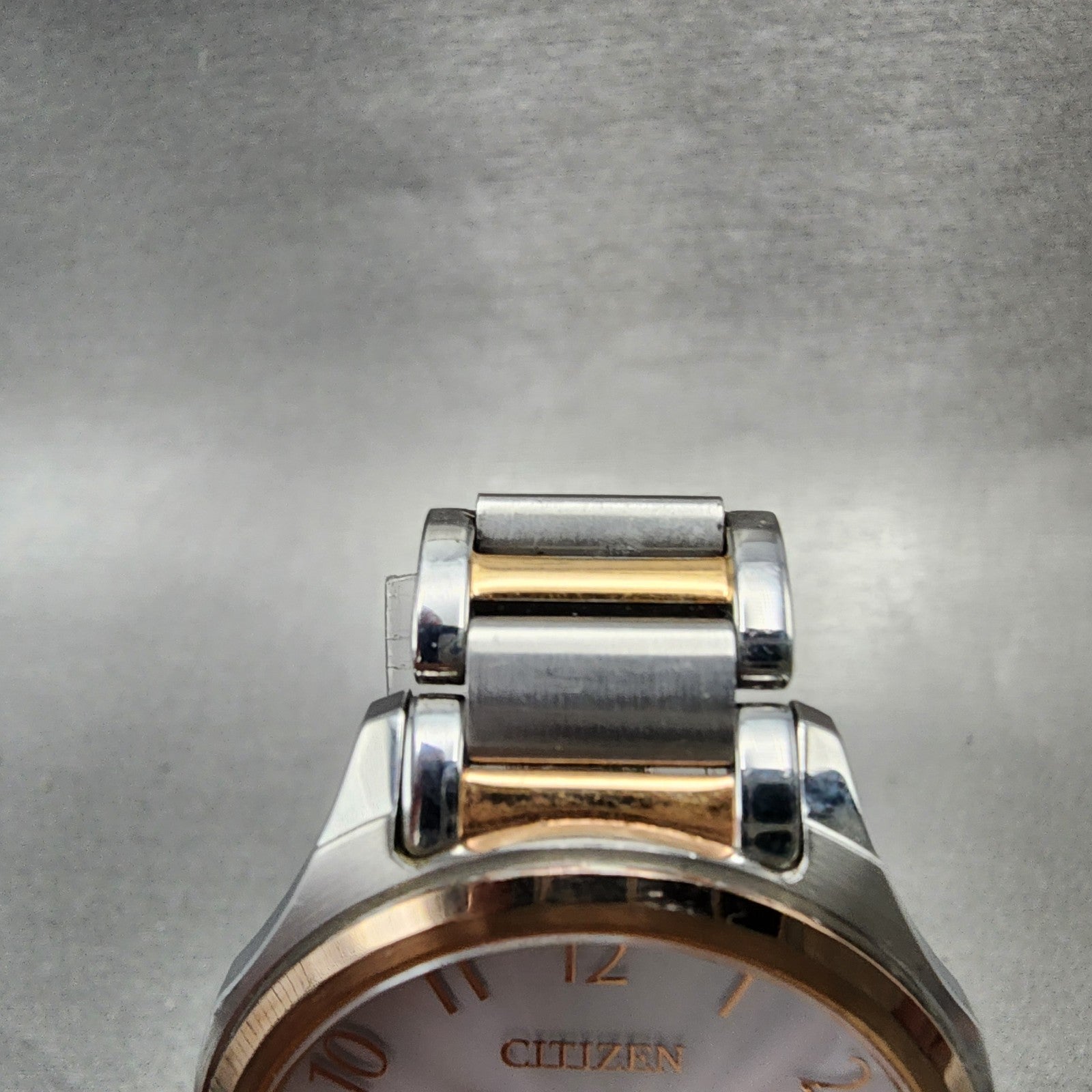 Citizen EcoDrive Watch Women 35mm White Dial Two Tone E031R010867 Runs4