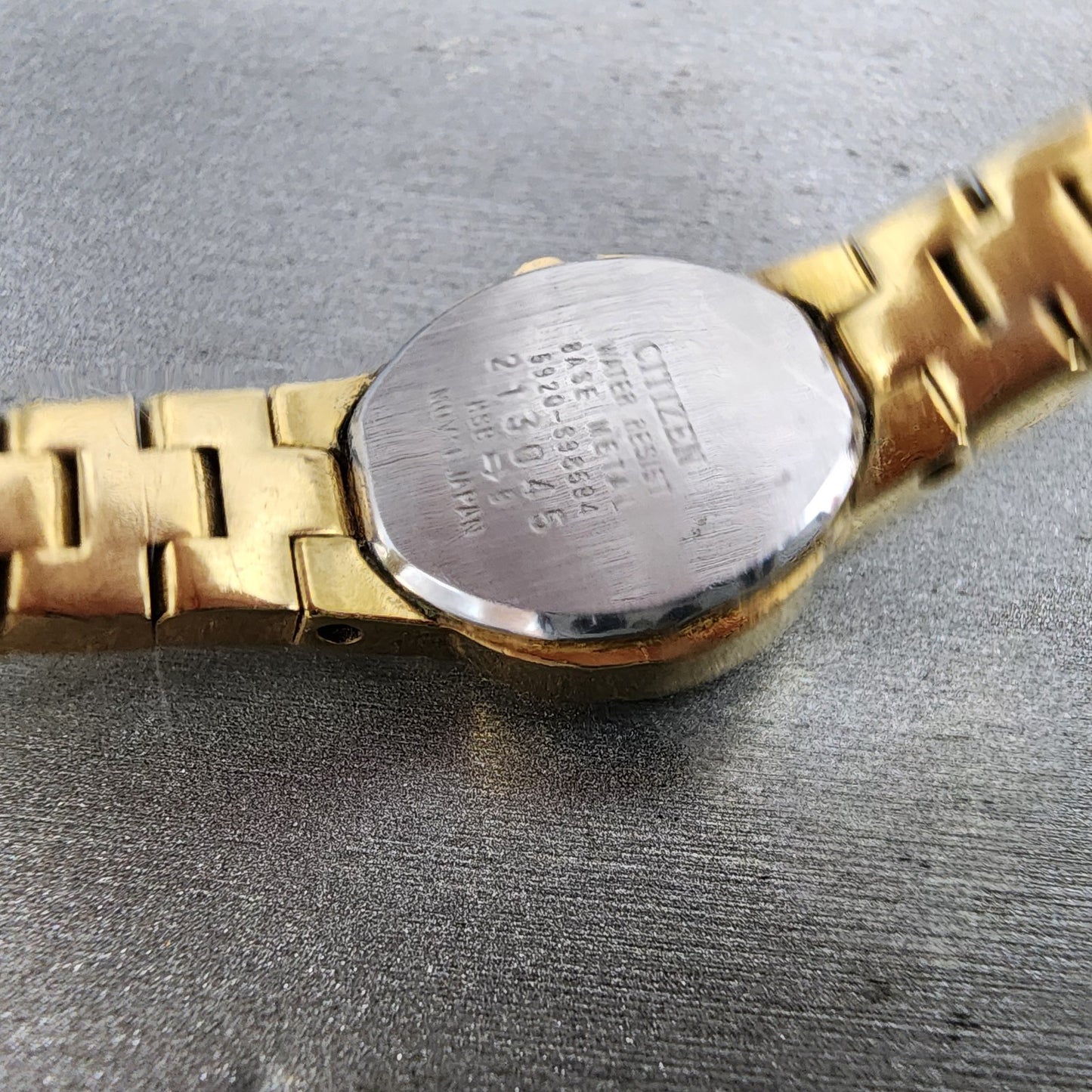 Citizen Watch Women 19mm Champagne Dial Gold Tone 5920S98594 New Battery9