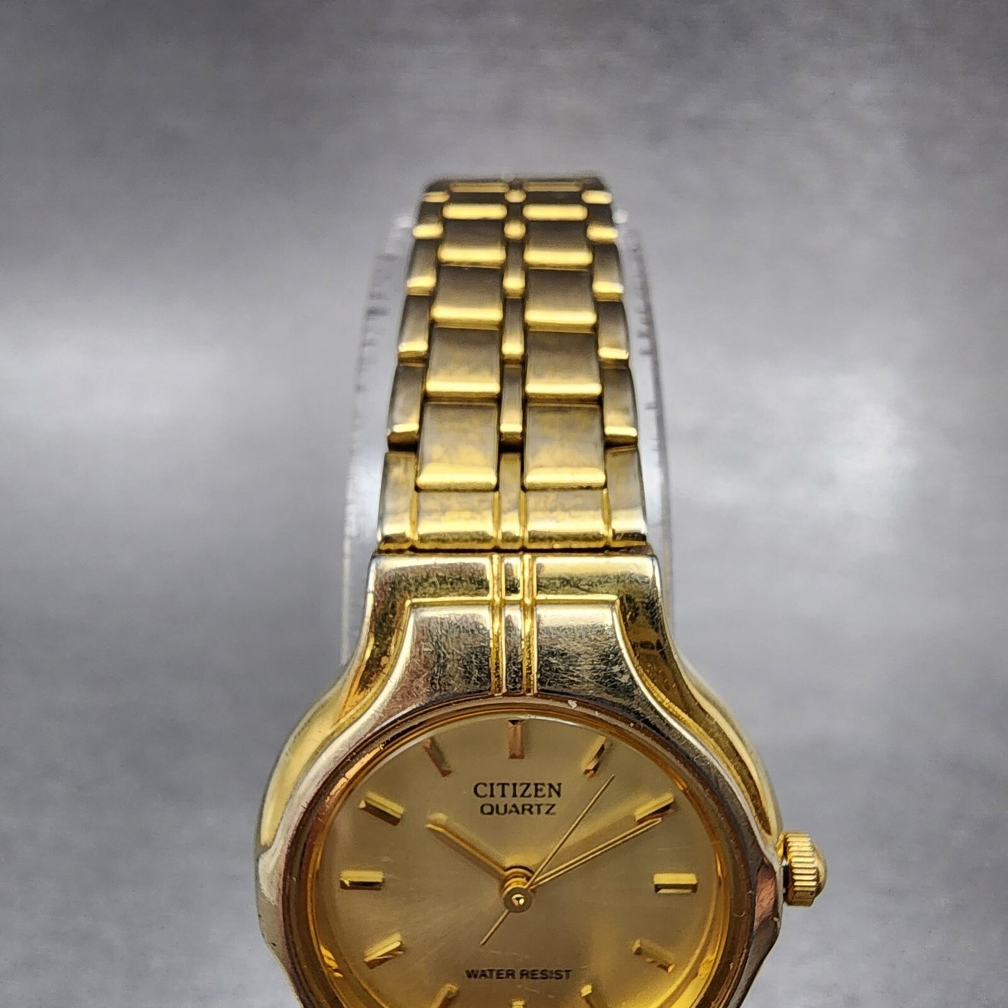 Citizen Watch Women 23mm Champange Dial Gold Tone Round 5930S43714 New Battery4