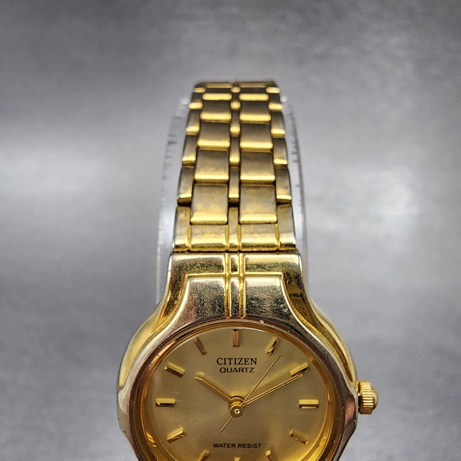 Citizen Watch Women 23mm Champange Dial Gold Tone Round 5930S43714 New Battery4