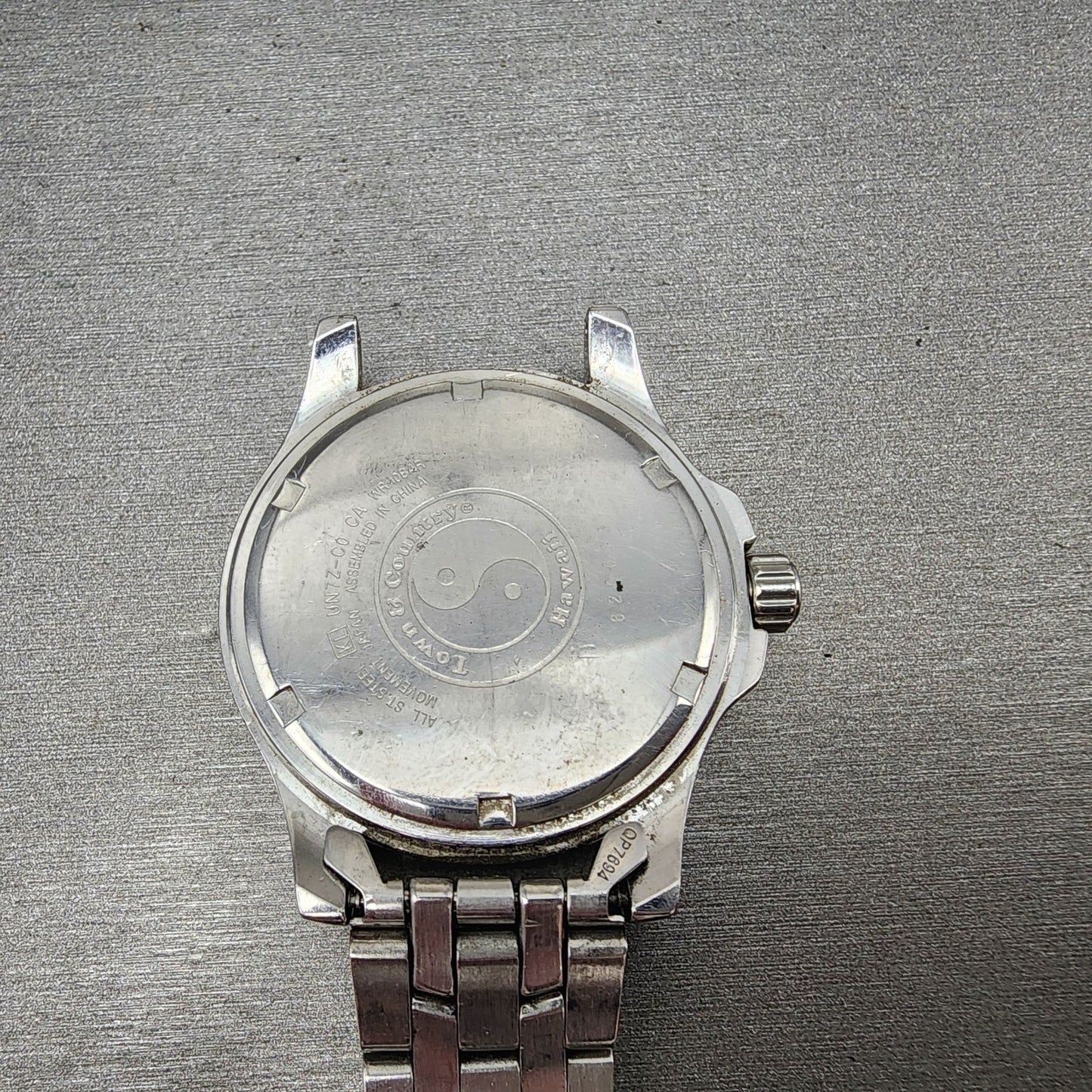 Orient Town & Country Dive Watch Men 38mm Black Dial Steel Date Round New Batt9