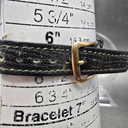 Hamilton Tank Watch Women 18mm Black Dial Gold Registered Edition 0806 PARTS11