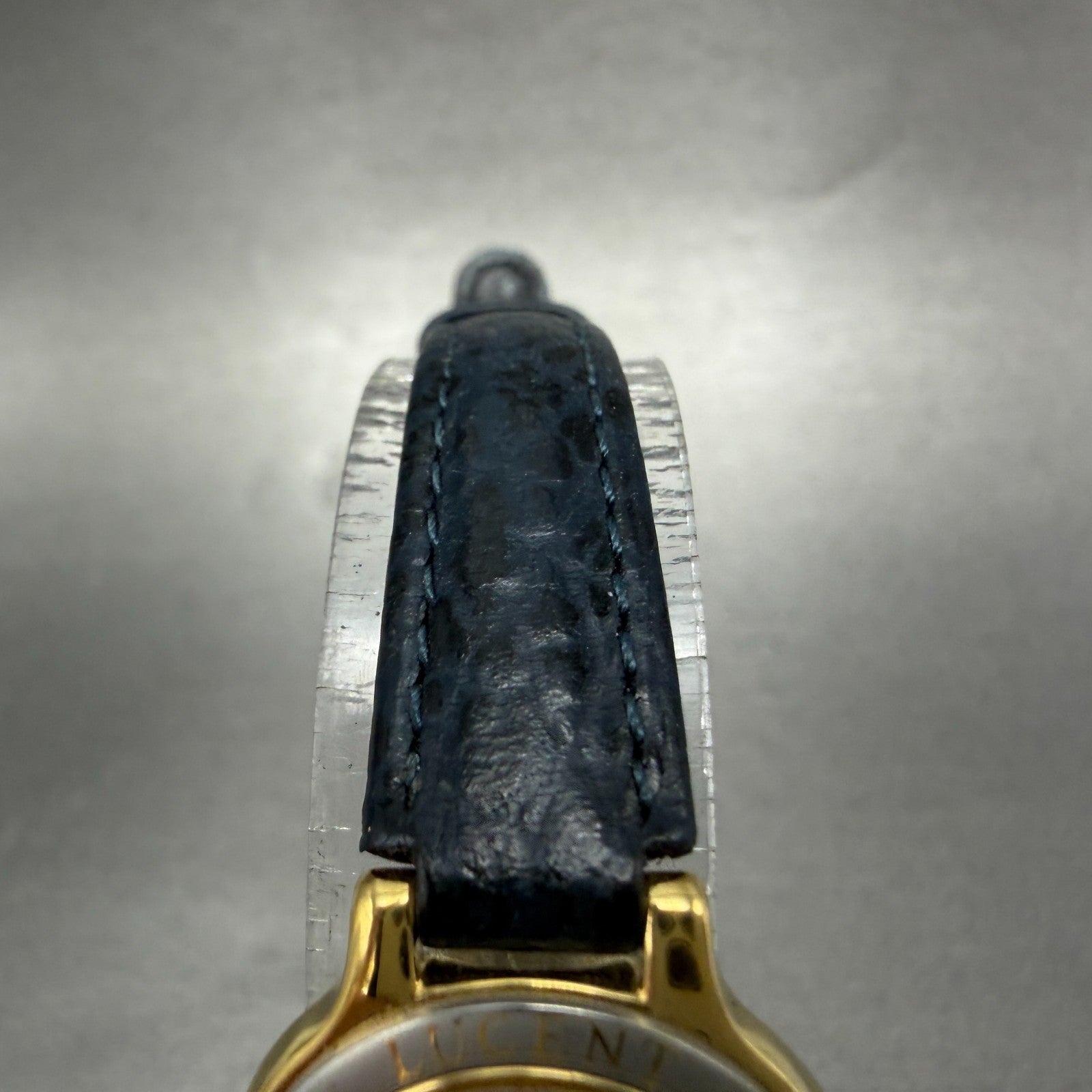 Seiko Lucent Watch Women 22mm Champagne Dial Two Tone Round 4N21-0340 New Batt A4