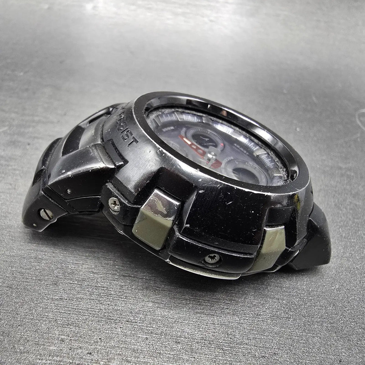 Casio G-Shock GW-1000BDJ Watch Men 46mm Blue Dial Black Solar Alarm Chrono PARTS4