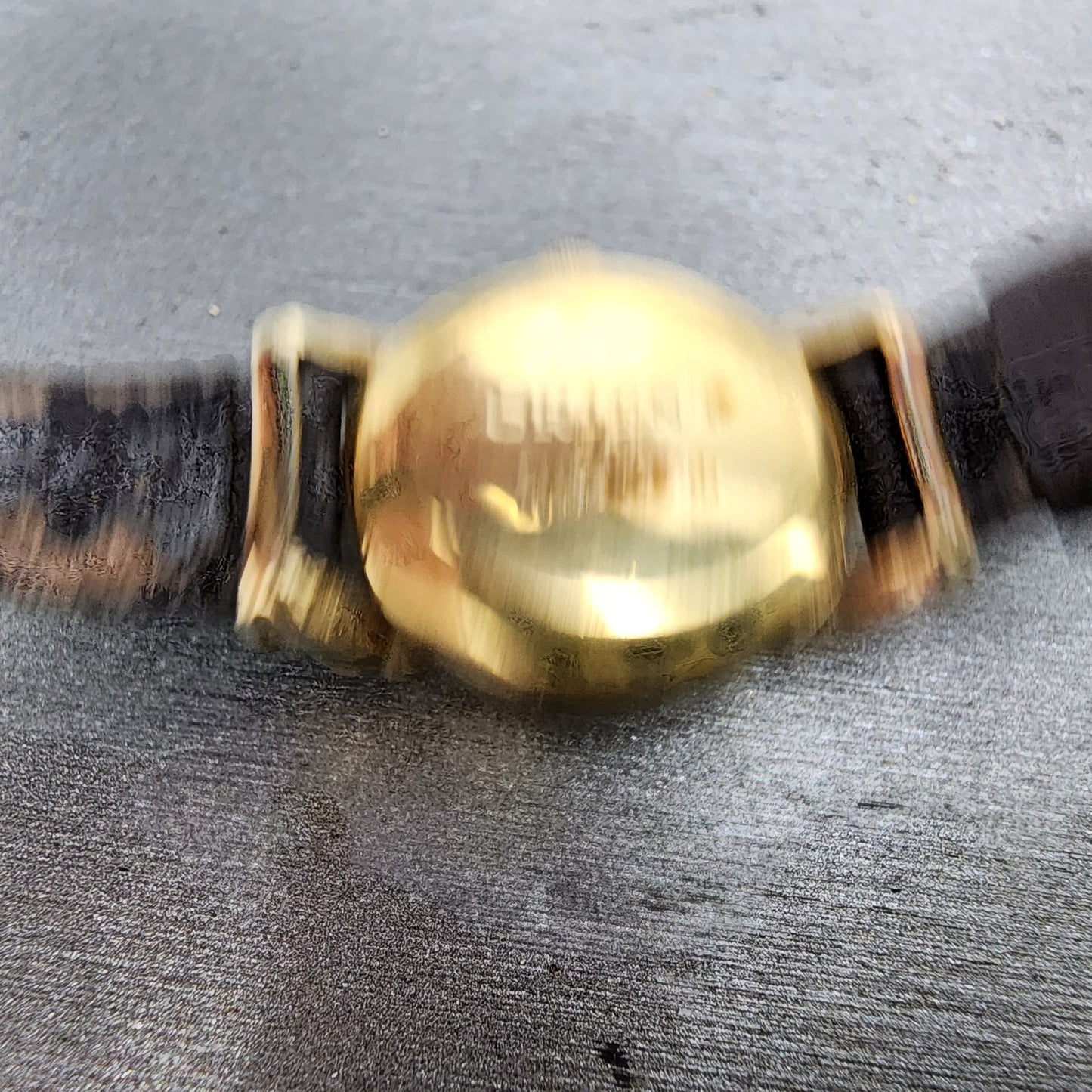 Orient Watch Women 18mm Gold Dial Gold Plated Oval  New Battery Vintage9